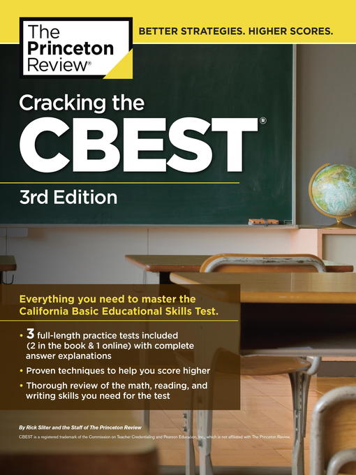Title details for Cracking the CBEST by The Princeton Review - Wait list